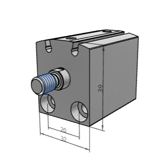 [FESTO] Short-stroke cylinders ADVC-20-15-A-P-A