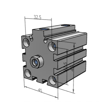 [FESTO] Short-stroke cylinders ADVC-32-25-I-P