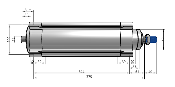 [FESTO] Electric cylinder  ESBF-BS-100-100-20P