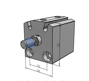 [FESTO] Short-stroke cylinders ADVC-16-5-A-P-A