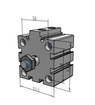 [FESTO] Short-stroke cylinders ADVC-40-5-A-P-A