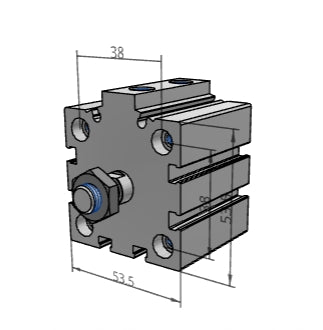 [FESTO] Short-stroke cylinders ADVC-40-10-A-P-A
