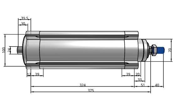 [FESTO] Electric cylinder  ESBF-BS-100-100-5P