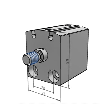 [FESTO] Short-stroke cylinders ADVC-20-10-A-P-A