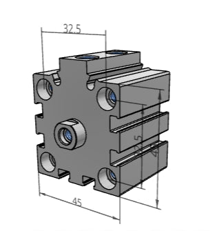 [FESTO] Short-stroke cylinders ADVC-32-5-I-P-A