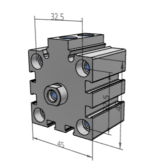 [FESTO] Short-stroke cylinders ADVC-32-5-I-P