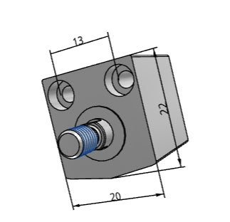 [FESTO] Short-stroke cylinders ADVC-12-5-A-P
