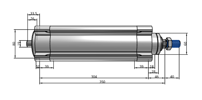 [FESTO] Electric cylinder  ESBF-BS-80-100-15P