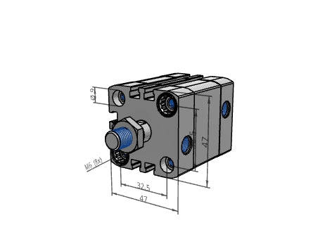 [FESTO] Compact cylinder ADN-32-15-A-P-A