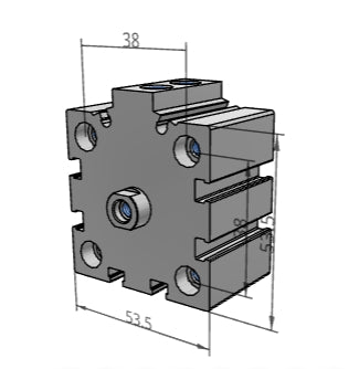 [FESTO] Short-stroke cylinders ADVC-40-5-I-P