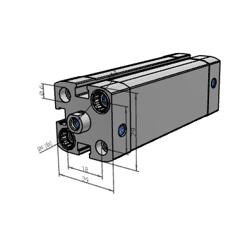 [FESTO] Compact cylinder ADN-16-50-I-P-A