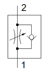 [FESTO] One-way flow control valves GRLA-3/8-QS-8-D