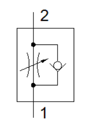 [FESTO] One-way flow control valves GRLA-1/8-QS-8-RS-D