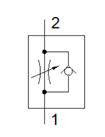[FESTO] One-way flow control valves GRLZ-M5-QS-6-D