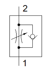 [FESTO] One-way flow control valves GRLA-3/8-QS-6-RS-D