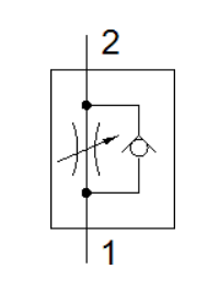 [FESTO] One-way flow control valves GRLZ-1/8-QS-4-D