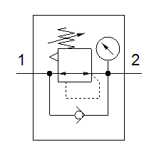 [FESTO] Pressure regulator MS4-LR-1/4-D7-AS