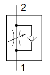 [FESTO] One-way flow control valves GRLA-1/4-QS-6-D