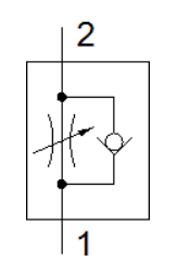 [FESTO] One-way flow control valves GRLA-1/8-QS-6-RS-D