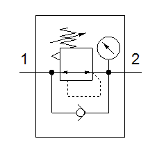 [FESTO] Pressure regulator MS4-LR-1/4-D6-AS