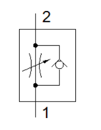 [FESTO] One-way flow control valves GRLZ-1/8-QS-8-D