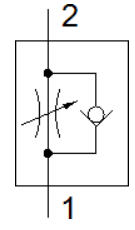 [FESTO] One-way flow control valves GRLA-1/4-QS-8-D