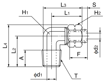 [NITTA] Quick Seal Fitting L4N10X8