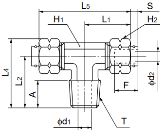 [NITTA] Quick Seal Fitting T4N16X13