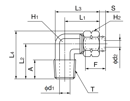 [NITTA] Quick Seal Fitting L2N3/8