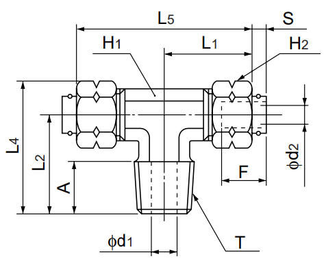 [NITTA] Quick Seal Fitting T1N3/8-ST