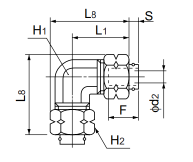 [NITTA] Quick Seal Fitting UL4N8X6-ST