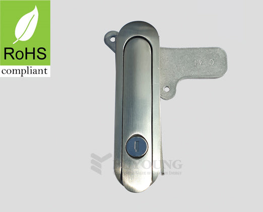 [BUYOUNG] Handle, Push-Plane Rotary Lock BYMS6020S-1-1-316
