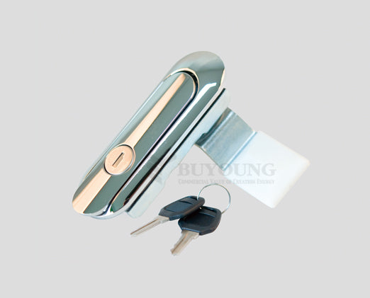[BUYOUNG] Handle, Push-Plane Rotary Lock BYMS6021Z-1-1 CR