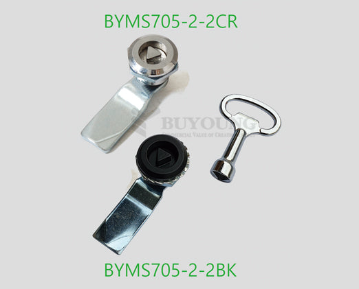 [BUYOUNG] Cam Lock With Handle Key BYMS705-2-2BK,BYMS705-2-2CR