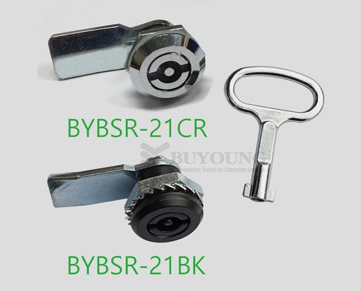 [BUYOUNG] Cam Lock With Handle Key BYBSR-21BK,BYBSR-21CR